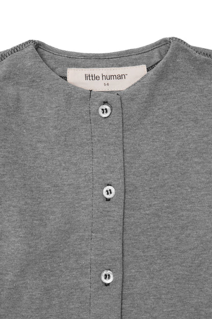 LITTLE HUMAN™ BASE SHIRT IN HEATHER GREY