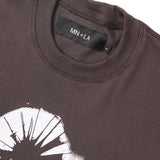 "HEAD SHOT" TEE IN CHARCOAL GREY