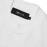 "TAKE NO SHIT, DO NO HARM" TEE IN WHITE