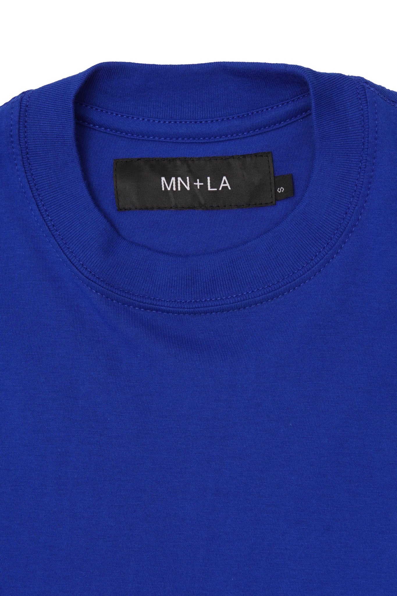 "OUTDOOR EXPLORATION" MULTI LOGO TEE IN ELECTRIC BLUE