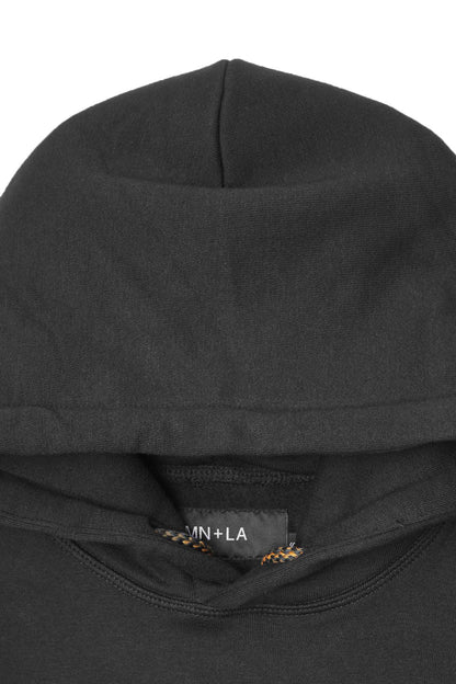 "COPACABANA" HOODIE IN ANTHRACITE/MOSS