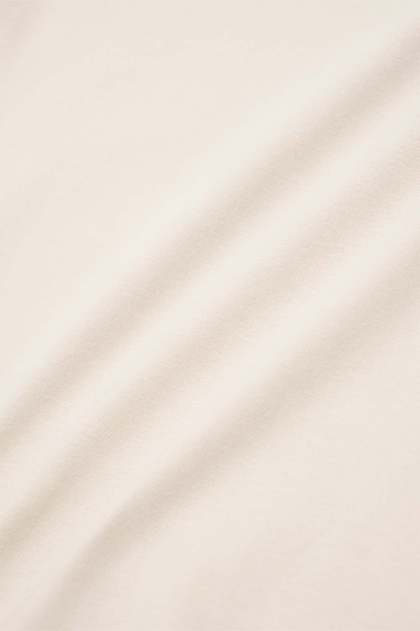MOCK NECK TEE IN OAT