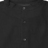 MANDARIN L/S SHIRT IN ANTHRACITE