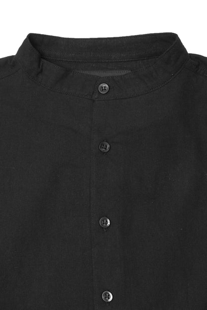 MANDARIN L/S SHIRT IN ANTHRACITE