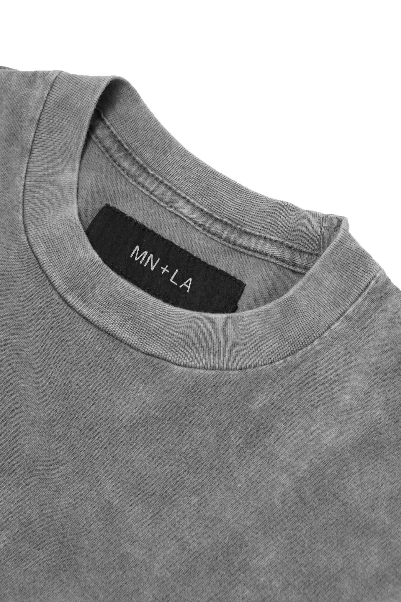 BOX LITE TEE IN LIGHT FOG