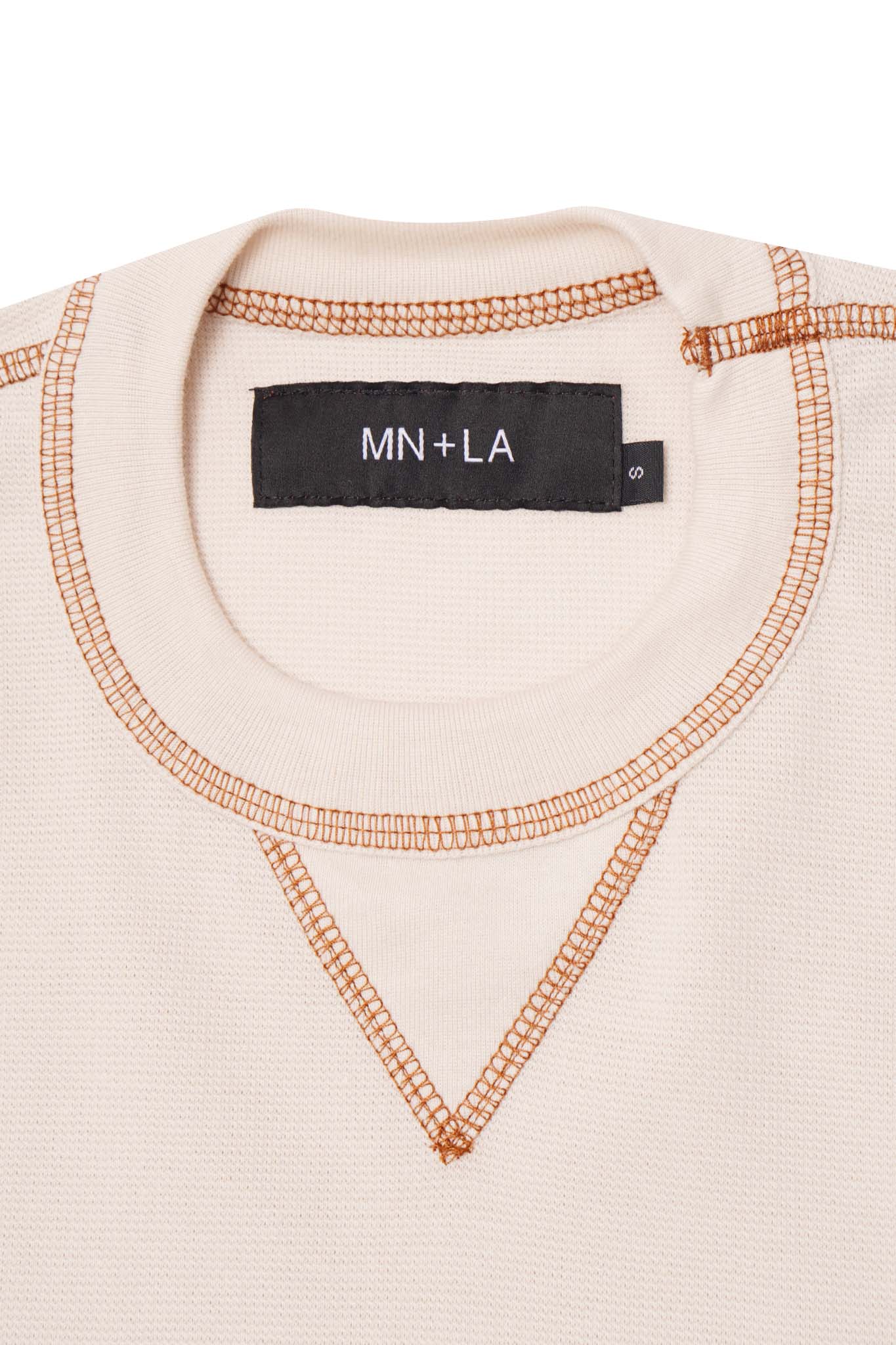 WAFFLE EXO™ MILITIA BOX TEE IN OAT/RUST