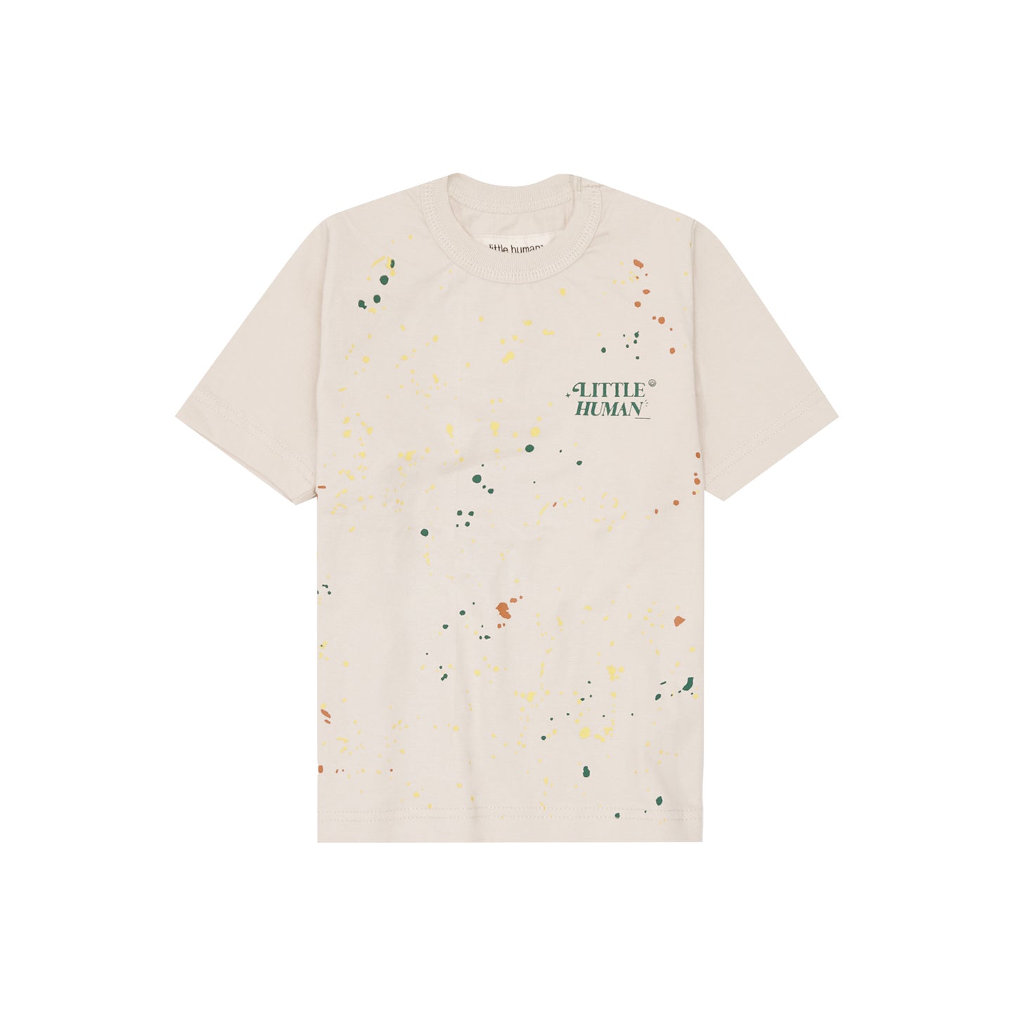 "PAINT SPLAT" LITTLE HUMAN™ TEE IN OAT