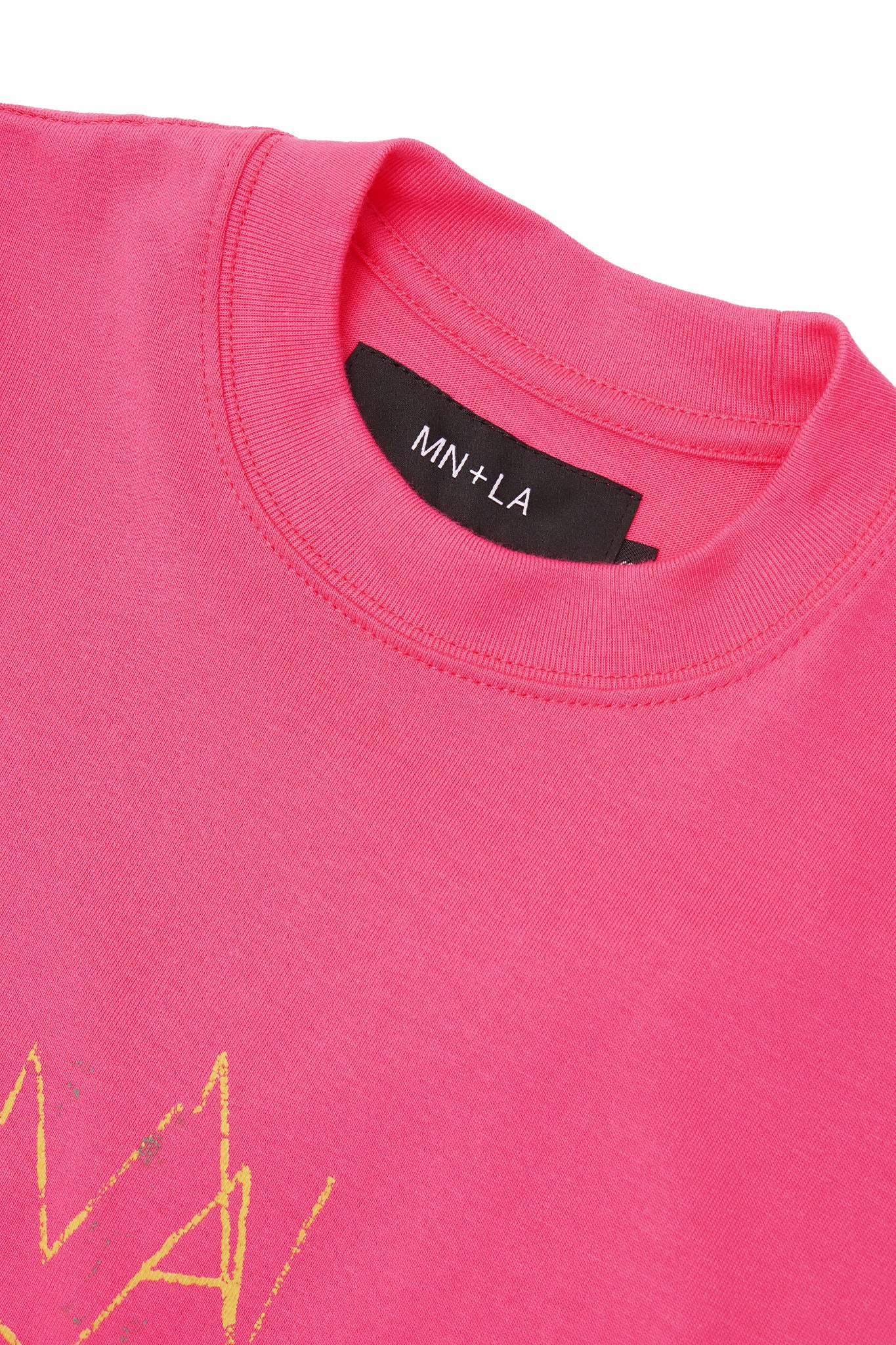"IN MY ROOM" ULTRA HEAVY TEE IN STATIC PINK