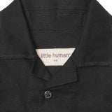 LITTLE HUMAN™ 4 POCKET CUBAN SHIRT IN ANTHRACITE