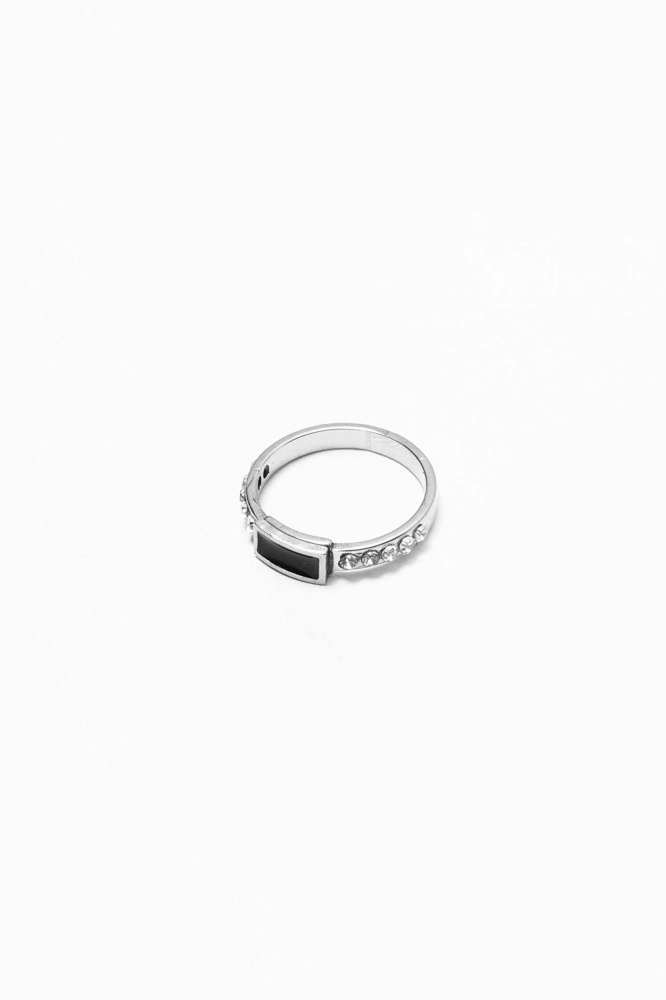 ANTHRACITE SILVA RING