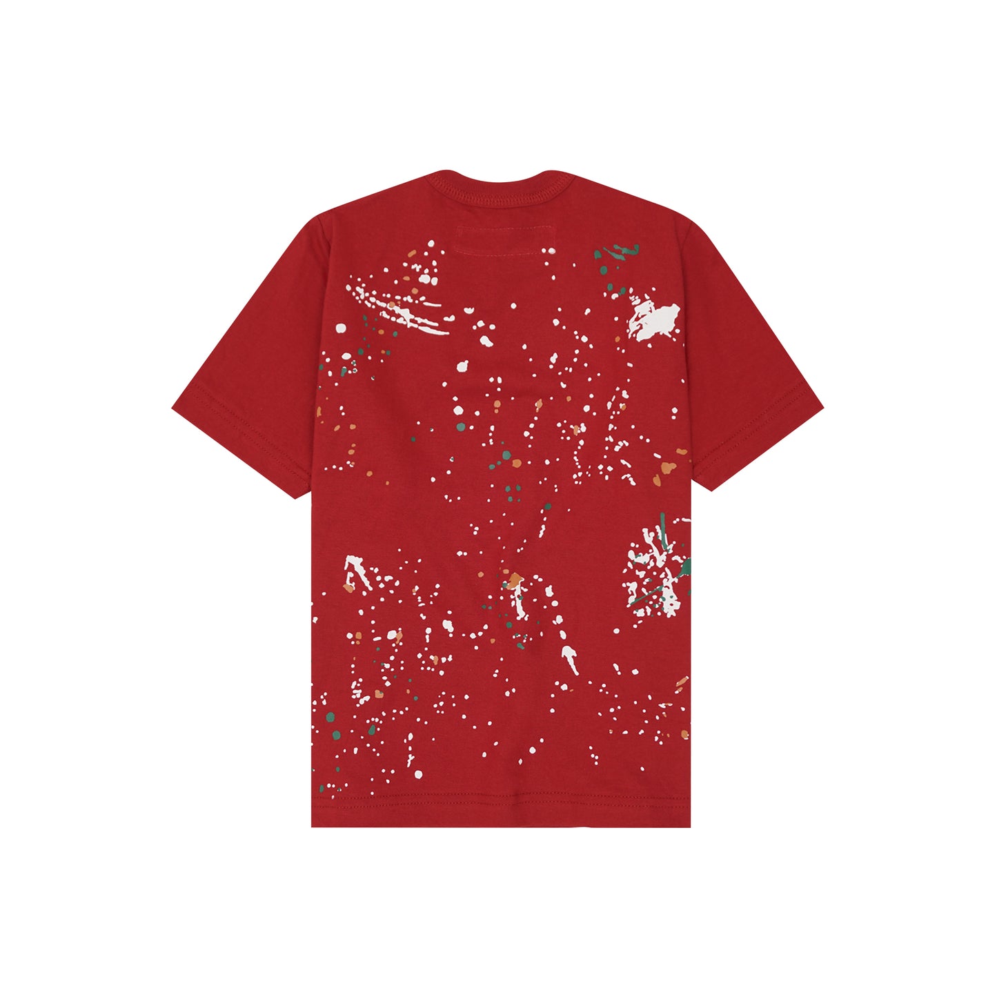 "PAINT SPLAT" LITTLE HUMAN™ TEE IN RARRI RED