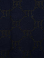 "MULTI M'$" MOCK NECK TEE V3 IN NAVY