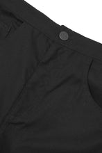 LINEN CROPPED PHAT PANTS IN ANTHRACITE