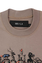 "M"$ DYNASTY" TEE IN TAN