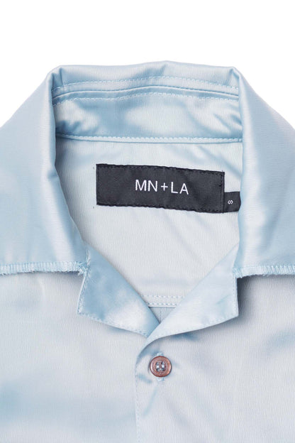 4 POCKET CUBAN SHIRT IN TURQUOISE