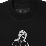 M'$ MOTHERLAND LONGSLEEVE TEE IN CAVIAR