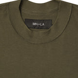 INSIDE OUT BOX TEE IN OLIVE