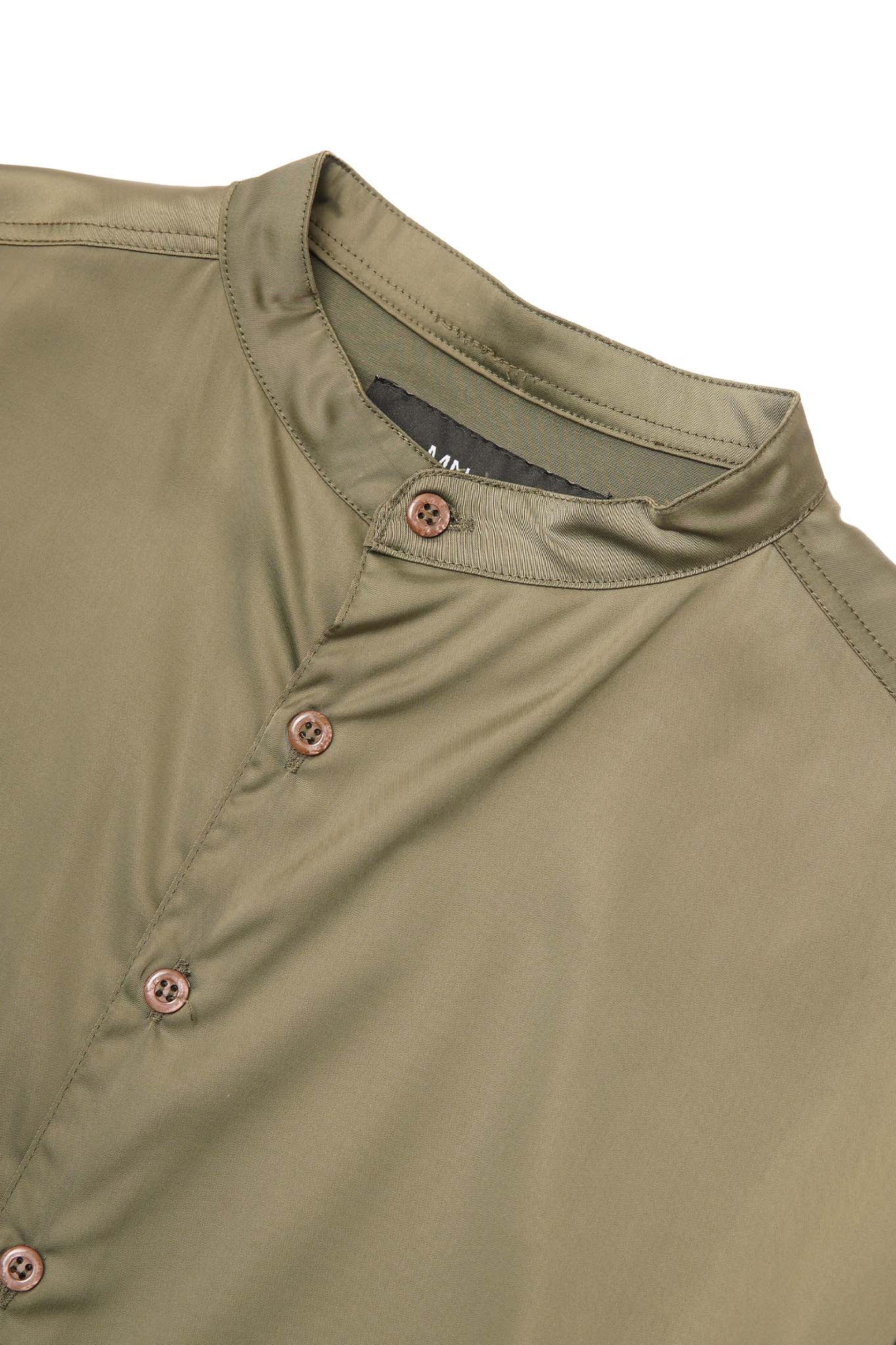 MANDARIN S/S SHIRT IN CELADON