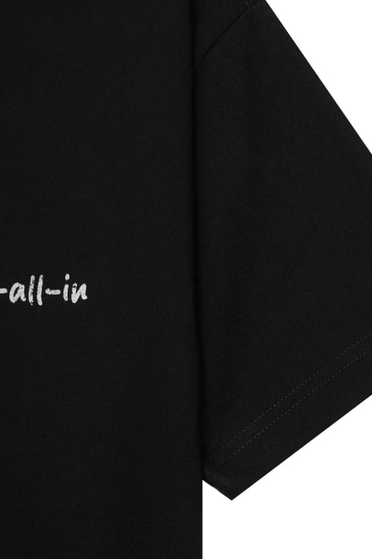 "B-ALL-IN" TEE IN ANTHRACITE