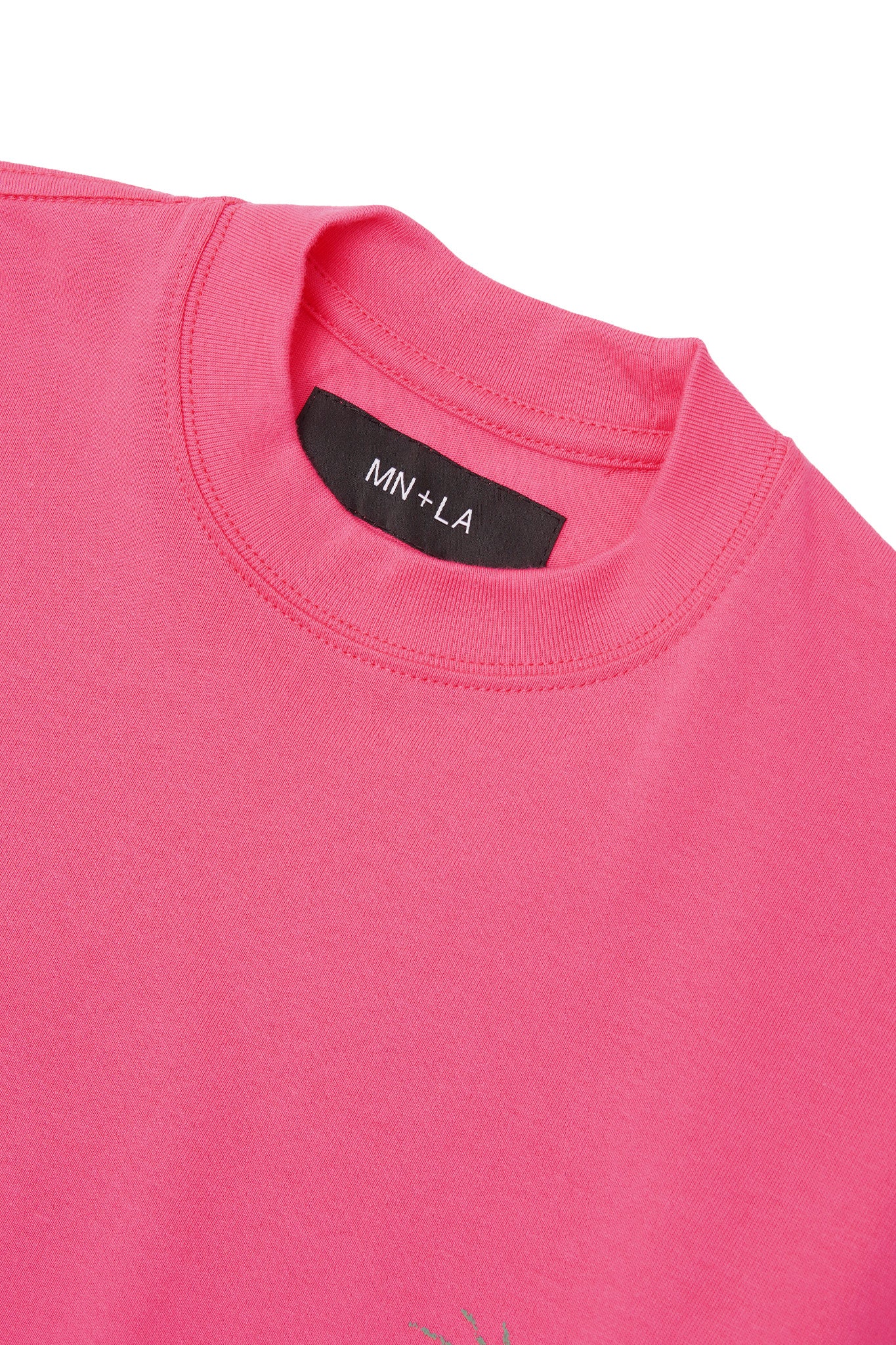 "LIMBO" ULTRA HEAVY TEE IN STATIC PINK