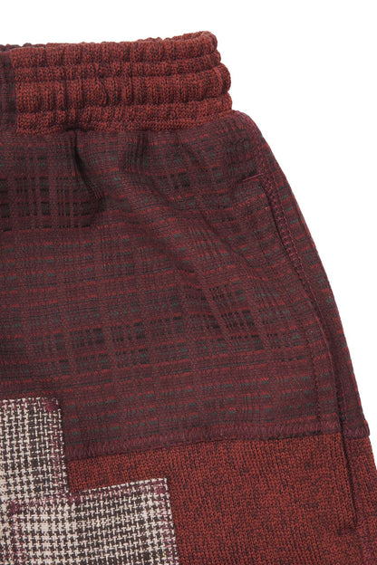 "MERLOT PLAID" LOUNGE SHORTS