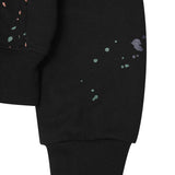 "PAINT SPLAT" LITTLE HUMAN™ HOODIE IN CAVIAR