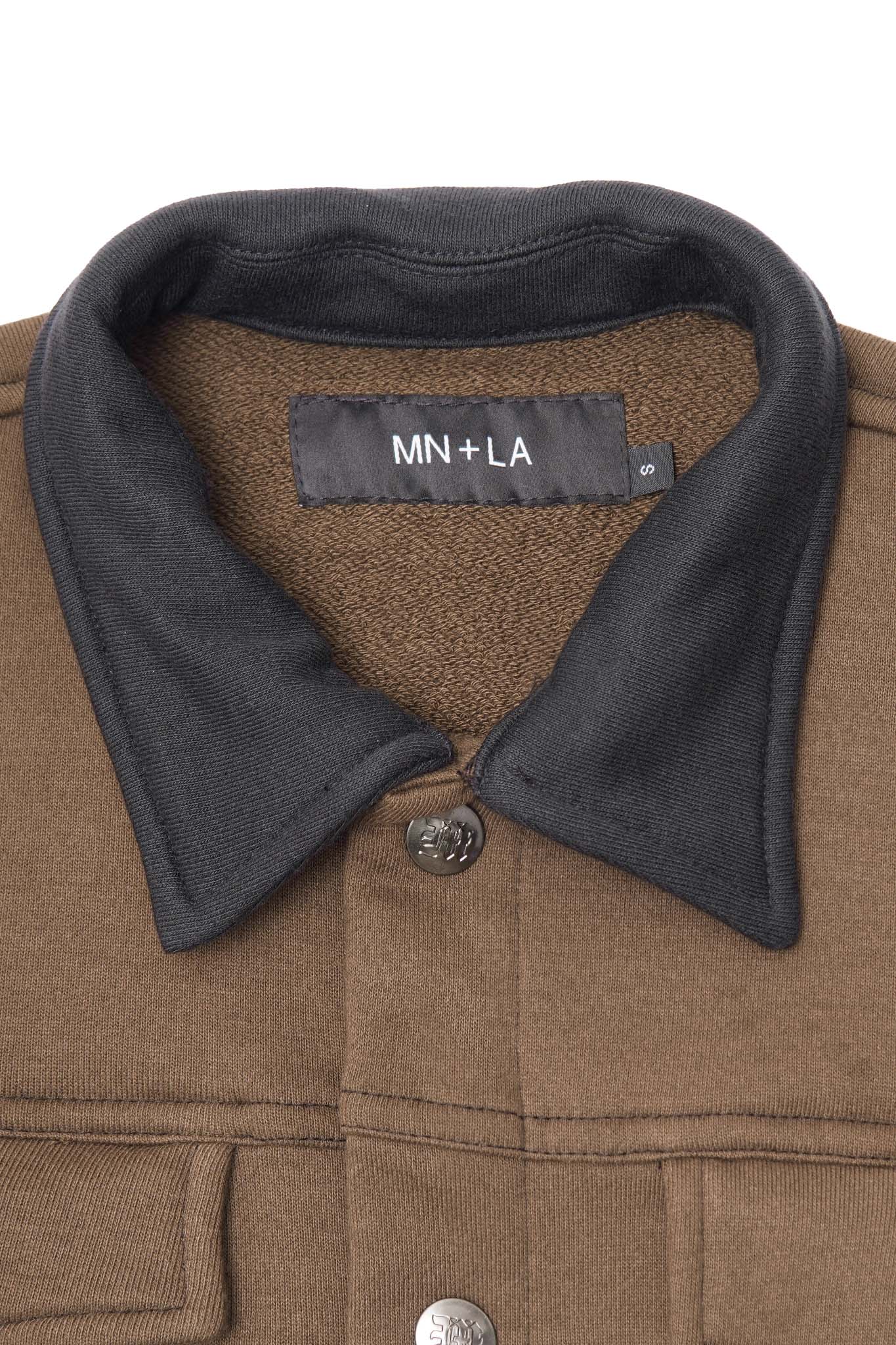 LOUNGE TRUCKER JACKET IN OLIVE DRAB