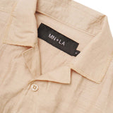 4 POCKET CUBAN SHIRT IN BONE