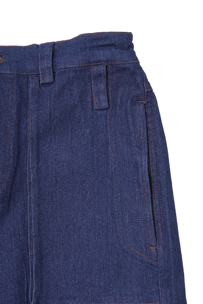"COLD NAVY" OVERPOCKET PHAT SHORTS