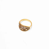 GLEAMSTONE ROOTS GOLD RING
