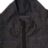 LAKESIDE VEST IN PIGEON PLAID