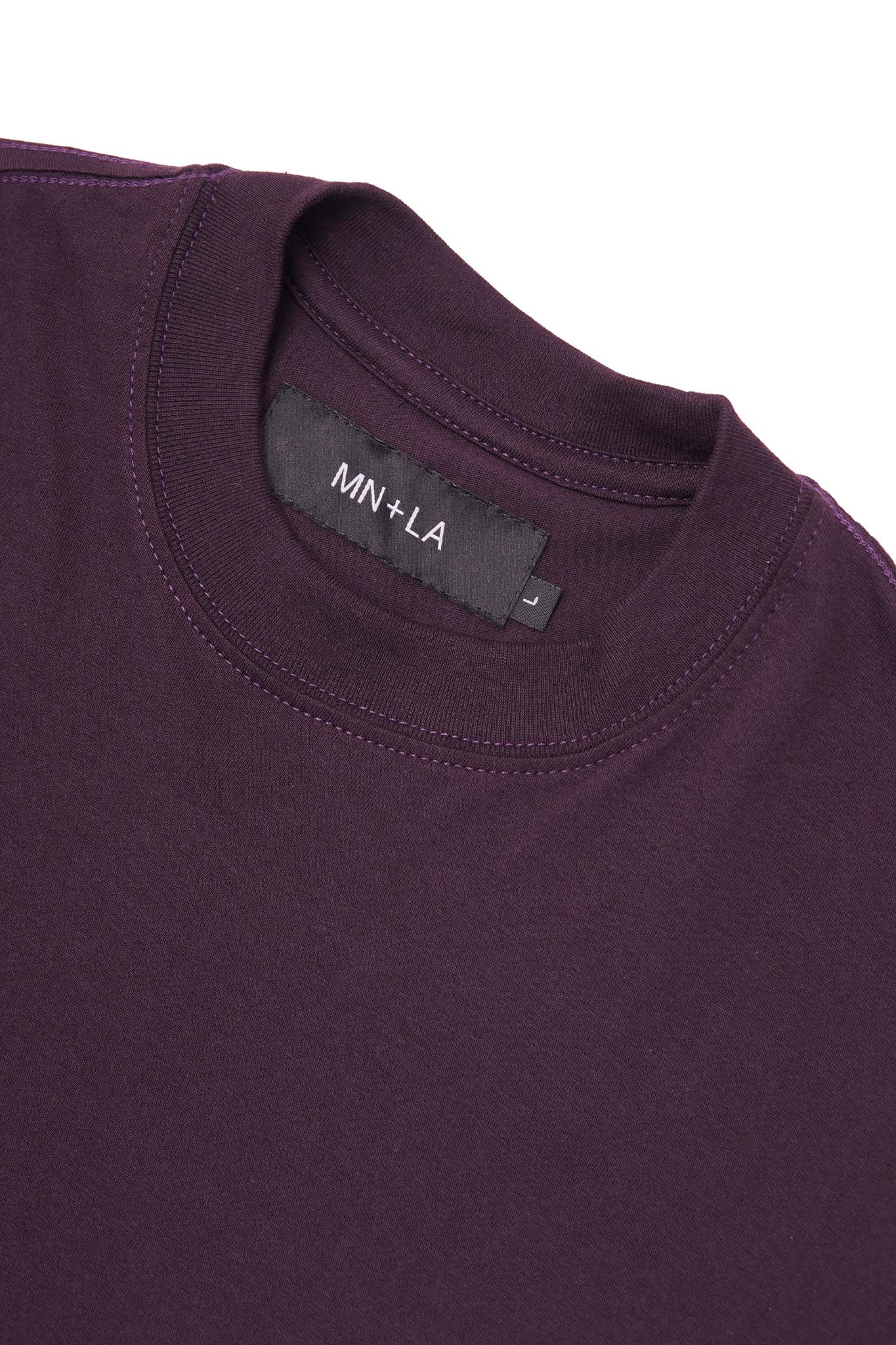 "SCORCH" LOGO TEE IN SHADOW PURPLE