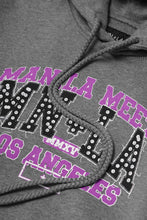 "MN+LA™ MMXV" HOODIE IN GRAPE