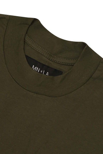 BOX LITE TEE IN OLIVE
