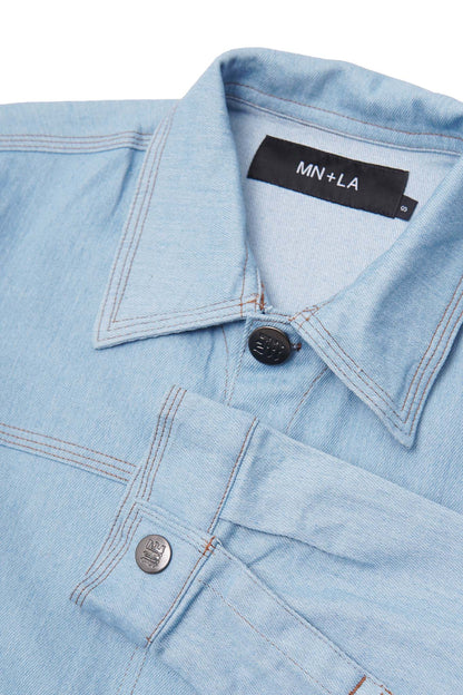 "VAPOR BLUE" TRUCKER JACKET