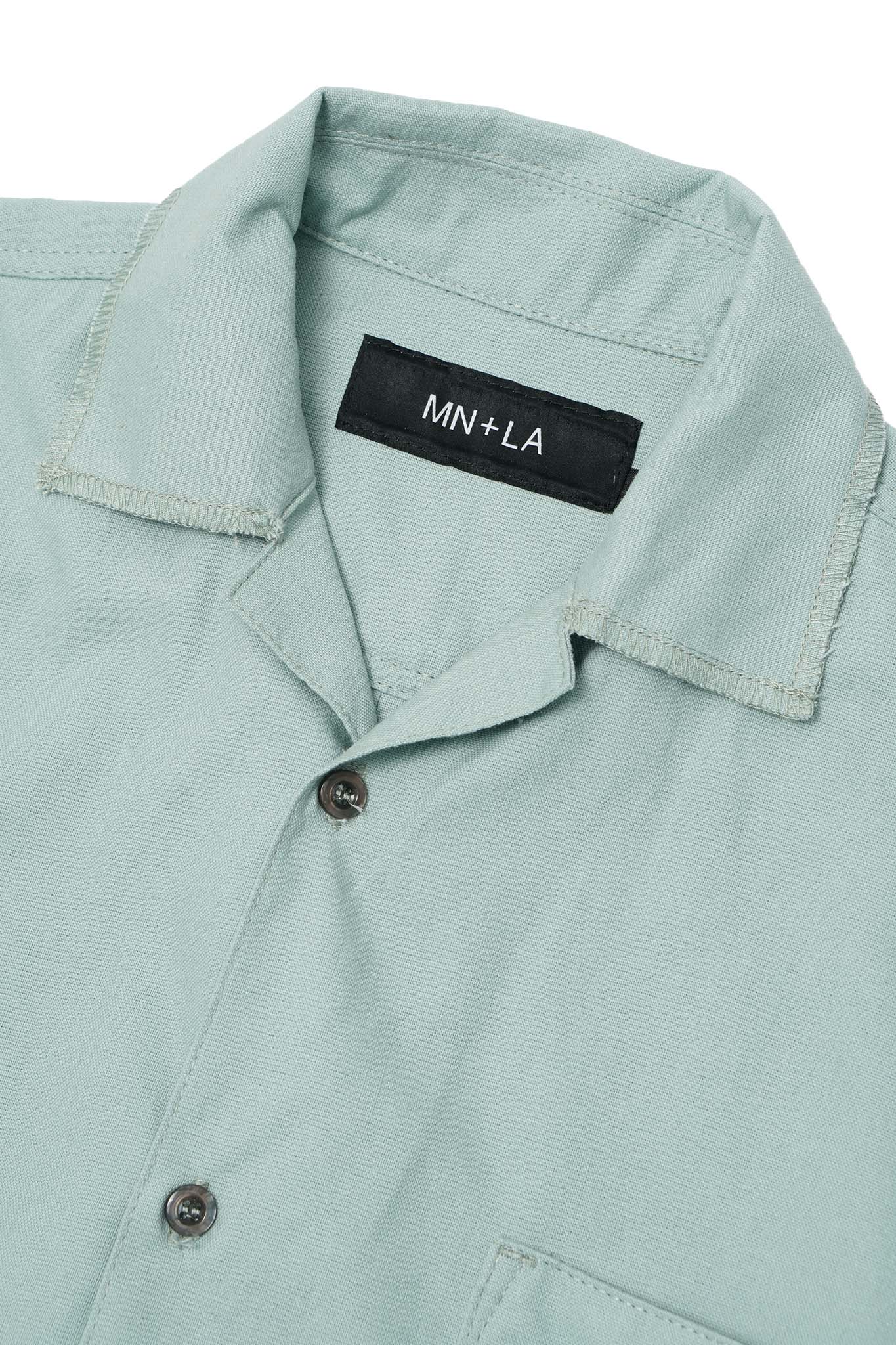 4 POCKET CUBAN SHIRT IN TEAL