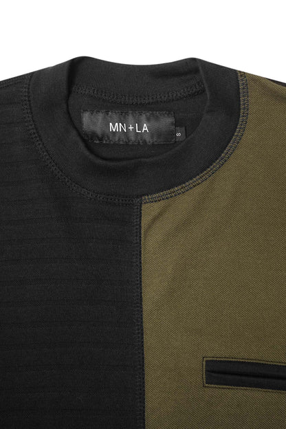 NEEDLEWORK POCKET TEE V2 IN TAIGA
