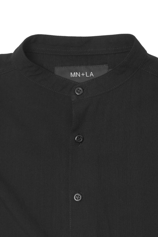 MANDARIN L/S SHIRT IN CROW