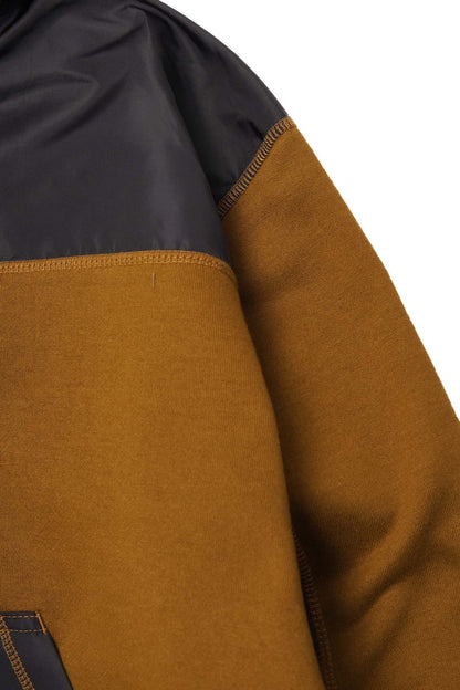 SHINOBI ZIP HOODIE IN RUST