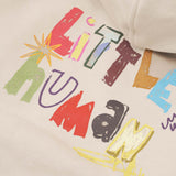 "CRAYONS" LITTLE HUMAN™ HOODIE IN OAT