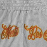 "BURNING STALLION" KNUCKLEHEAD MESH SHORTS V2 IN CEMENT