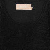 SCOOP NECK IN ANTHRACITE