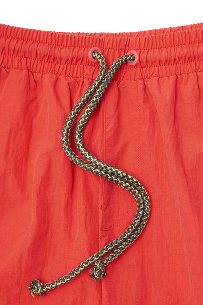 HOUSE SHORTS IN SCARLET