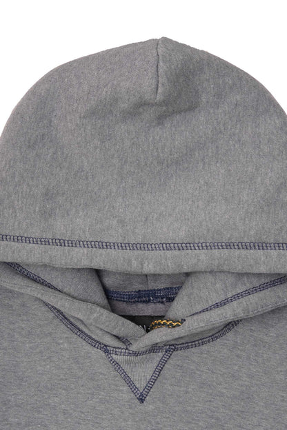M+ EXO™ HOODIE IN HEATHER GREY/NAVY