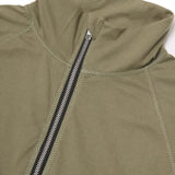 QUARTER ZIP L/S TEE V2 IN OLIVE