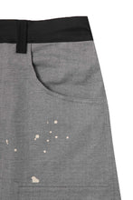 M+ DOUBLE KNEE PHAT SHORTS IN MOON GREY