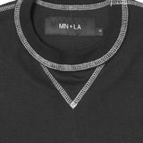 WAFFLE EXO™ MILITIA BOX TEE IN BLACK BONE