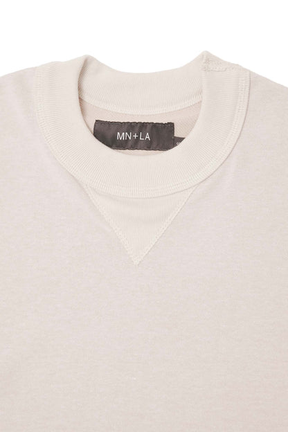 CUTOFF MILITIA SWEATSHIRT IN FOSSIL