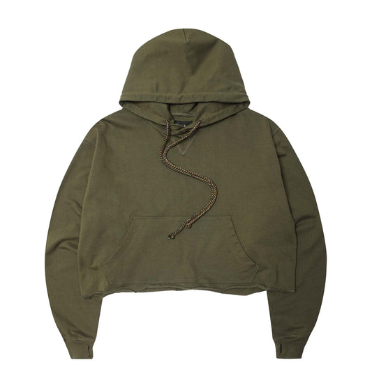 CUTOFF HOODIE V2 IN OLIVE