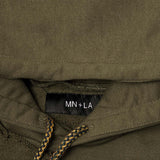 DECONSTRUCTED HOODIE IN OLIVE